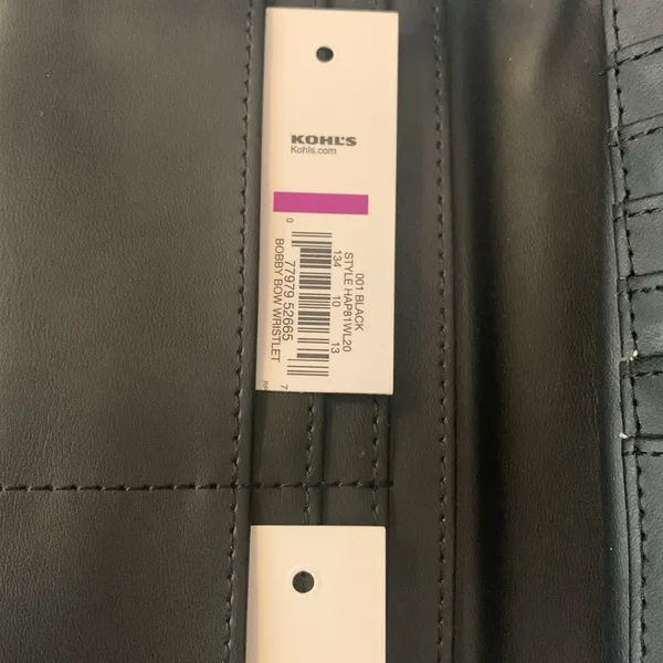 Safe Keeper Black Genuine Leather Wallet Multiple Card Holders Snap/Zip Closure - Image 3