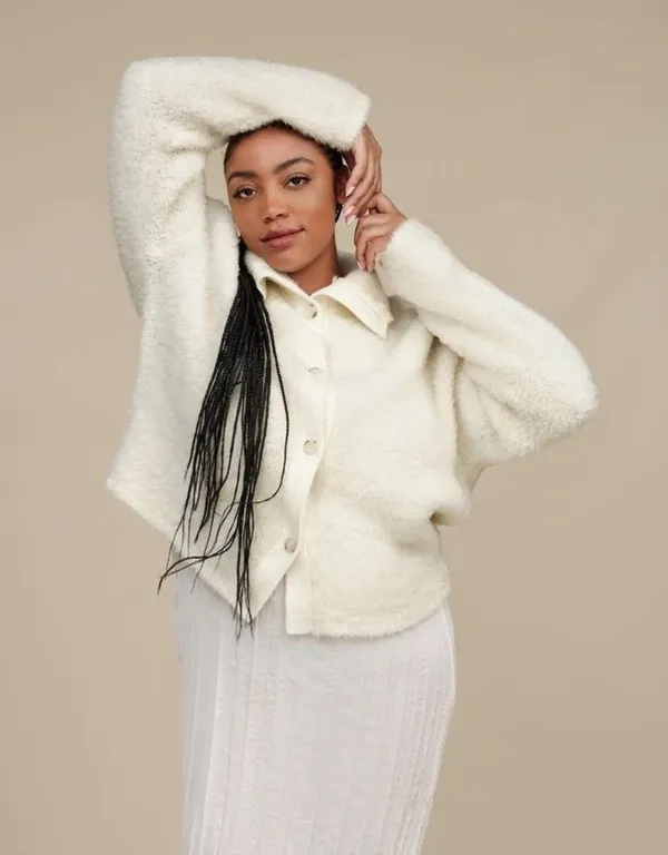 UGG Wool Blend Alaura CloudFluff Sweater - Image 4