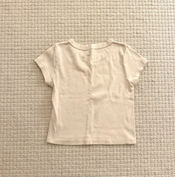 Brandy Melville teddy baby tee  - Image 4