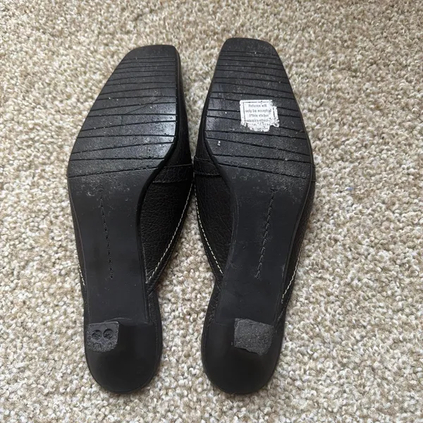 Stuart Weitzman Leather Mules - Image 2