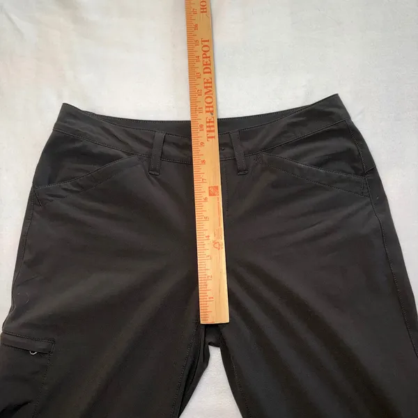 Eddie Bauer Women's Roll-Up Convertible Hiking Pants Size 4 Black Outdoor Trail - Image 7