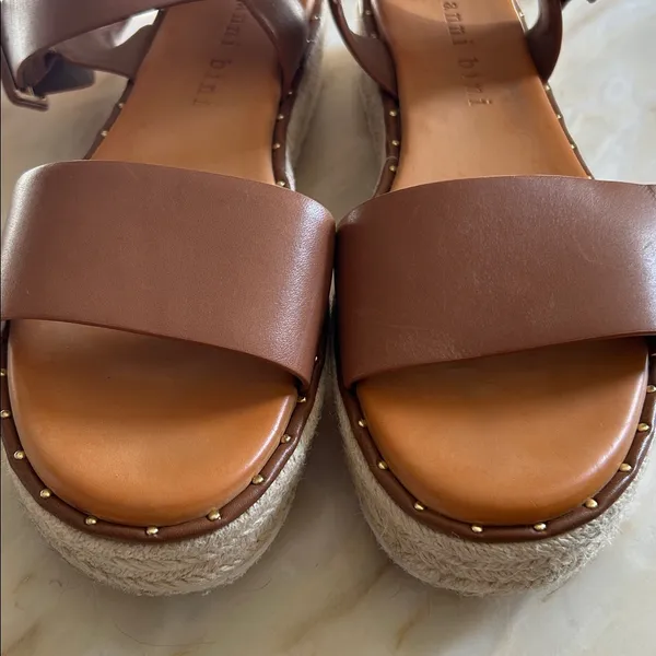 Gianni Bini Womens Keegan Espadrille Platform Sandals‎ in Vacay Tan Size 10 - Image 7