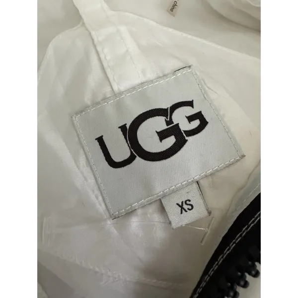 UGG Brittany Hooded Anorak Windbreaker Water Resistant Jacket Women's XS Clear - Image 5