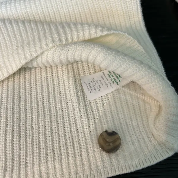 NWT aerie Ivory Henley Sweater XS - Image 6