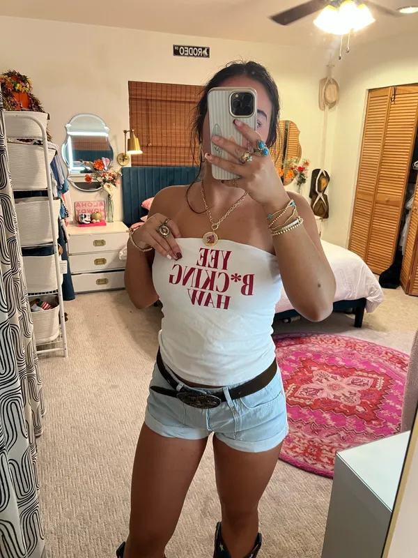 tube top White - Image 2