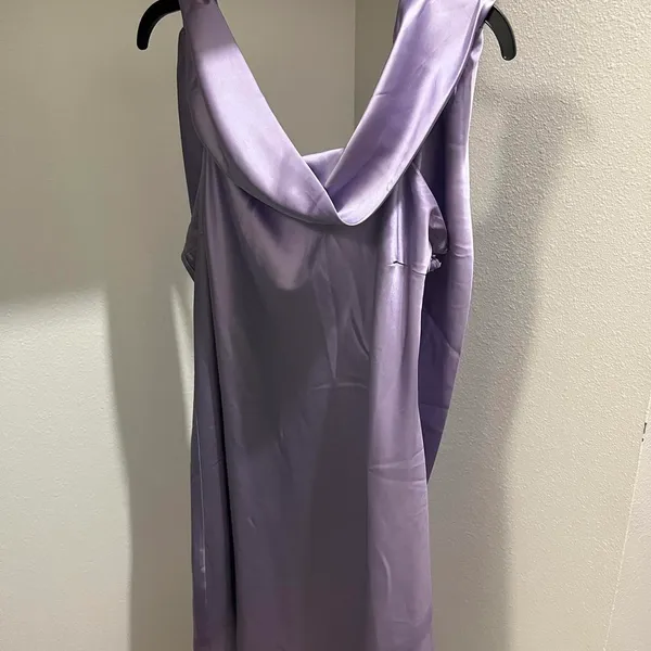 Beginning Boutique Satin Dress Mini open back - Image 3