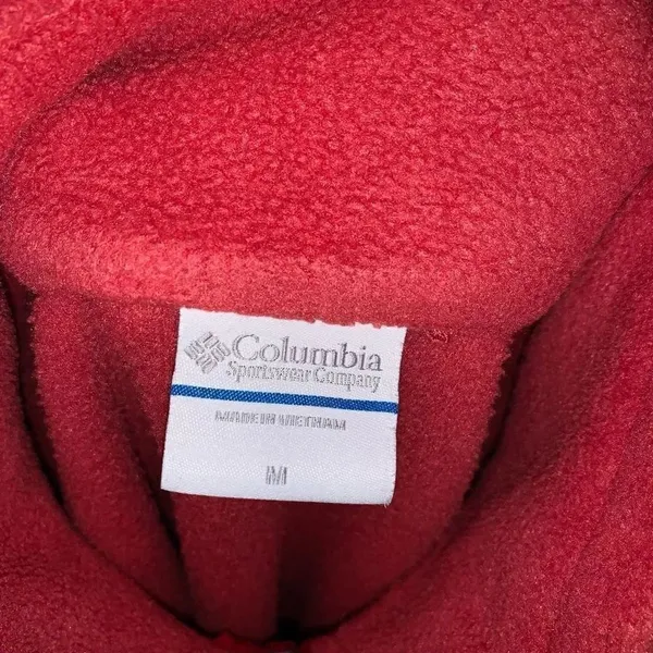 Columbia coral fleece gorpcore full zip cozy M jacket - Image 3