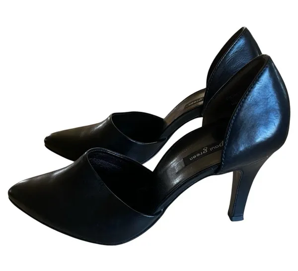 Paul Green Black Leather Pumps - Image 4