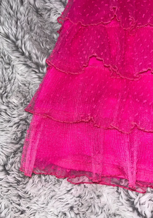 Pink Ruffle Dress - Image 3