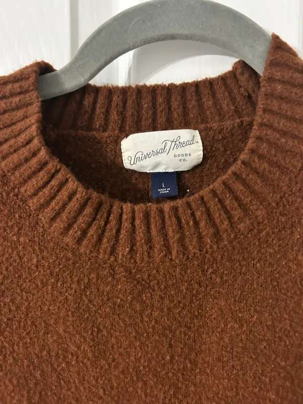 Target Universal Thread Brown Crop Sweater - Image 2