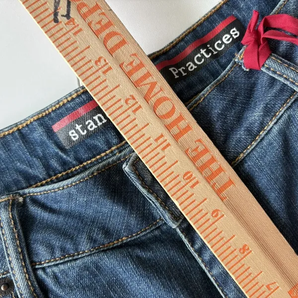 Standards And Practices Clarice Mid rise Bootcut‎ Plus Size 18 NWT Blue - Image 8