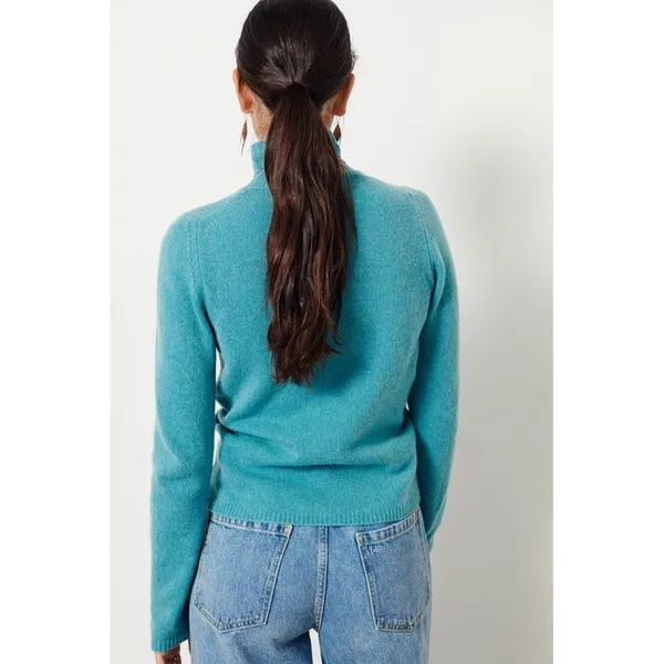 Ba&sh Fred Wool Sweater in Bleu Size S - Image 7