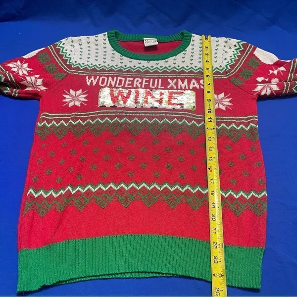 Christmas Sweater sequins L - Image 4