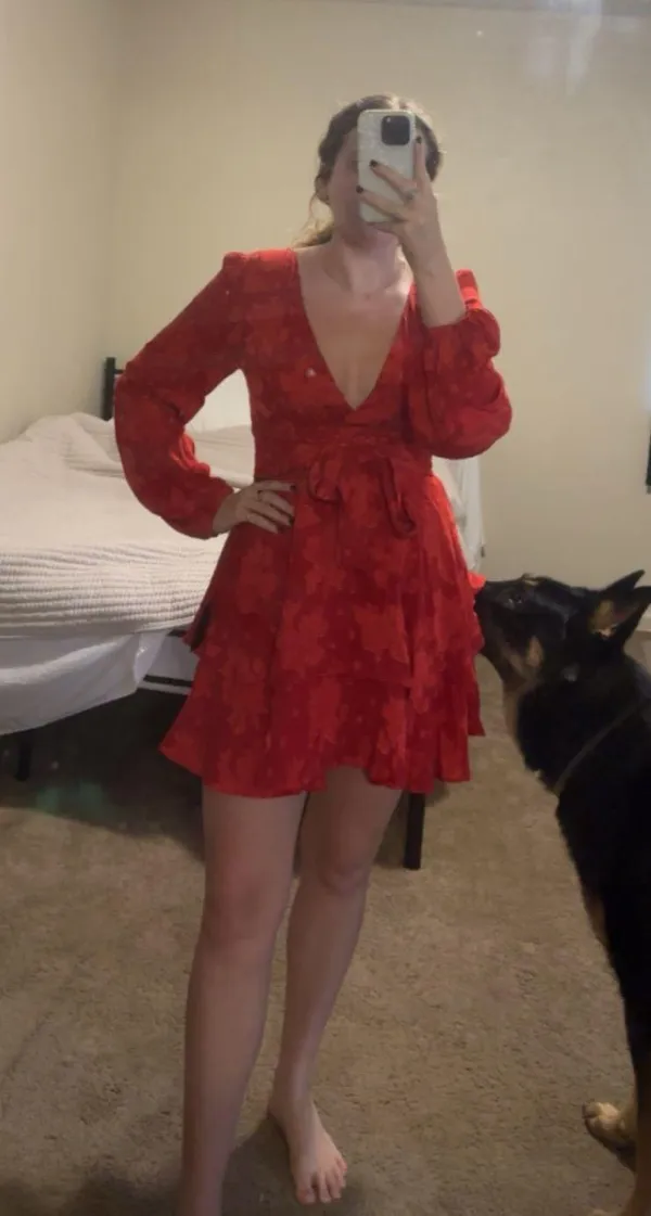 Lulus Dress Red Mini - Image 7