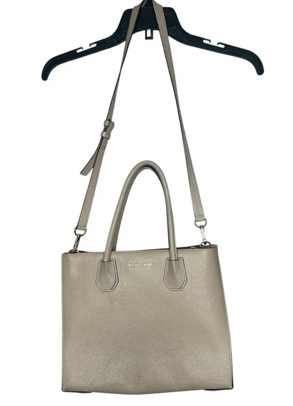 Michael Kors Studio Mercer Large Convertible Tote Oyster - Image 2