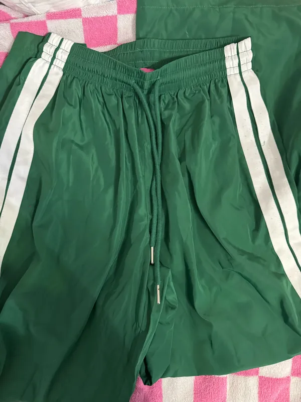 Edikted green and white pants - Image 2
