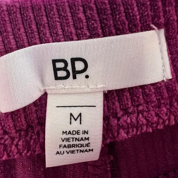 BP Flared Corduroy Pants Magenta Pink‎ Velvet Bell Bottoms Size M - Image 6