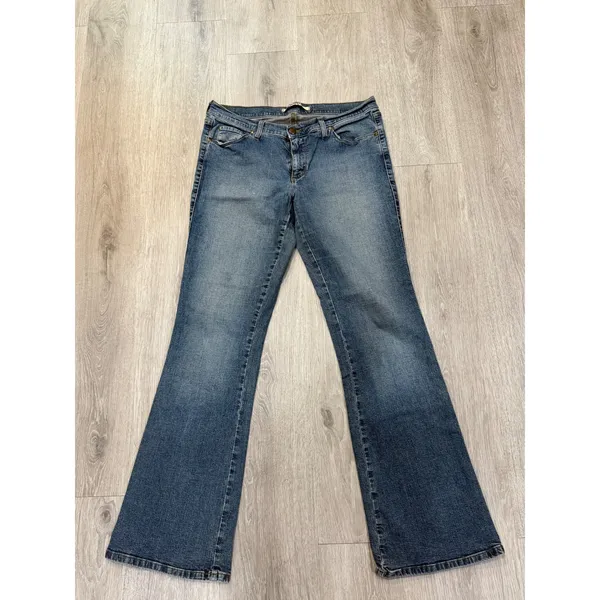 Mavi 136 Molly Women's 32/32 Low Rise Flare Jeans Y2K Medium Wash Stretch - Image 2