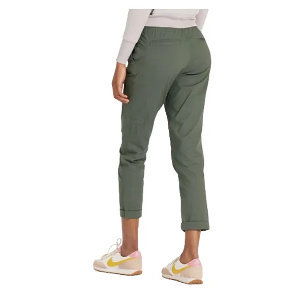 VUORI Ripstop DuraTerra Pant Women M Army Green Outdoor Hiking Travel Light EUC - Image 4