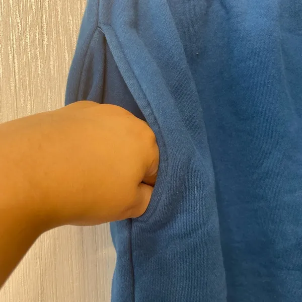 Fancy Homebody Matching Set - Blue Sweatshirt‎ & Shorts (Size M) - Image 8