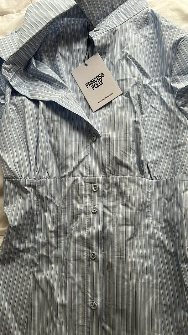 Princess Polly Dress Pinstripe Button-Up - Image 4