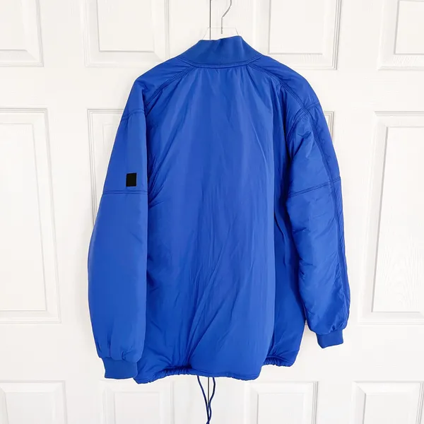 Free People Movement Midnight Moon Solid Bomber Jacket in Cobalt Blue - Image 10