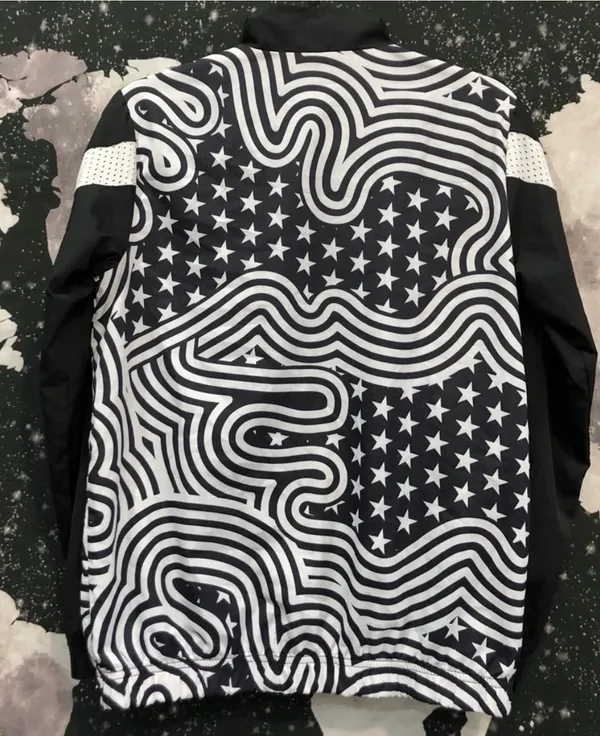 Ideology Stars & Stripes Flag Windbreaker Jacket - Image 3