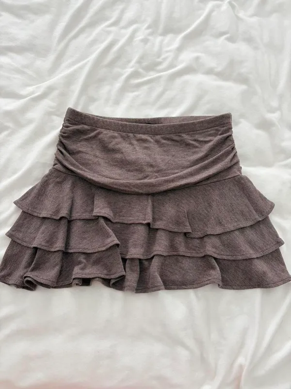 ZARA Mini Ruffle Skirt - Image 6