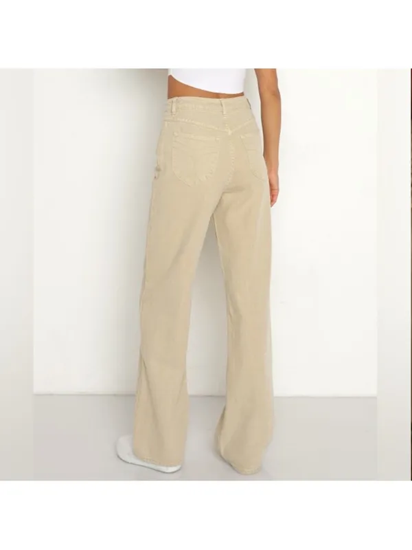 Rolla's Heidi High Rise Loose Straight Tan Khaki Stone‎ Jean size 27 - Image 5
