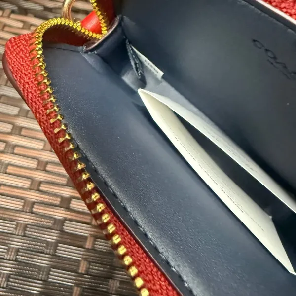 coach Zip Card Case In Signature Canvas cw883 - Image 5