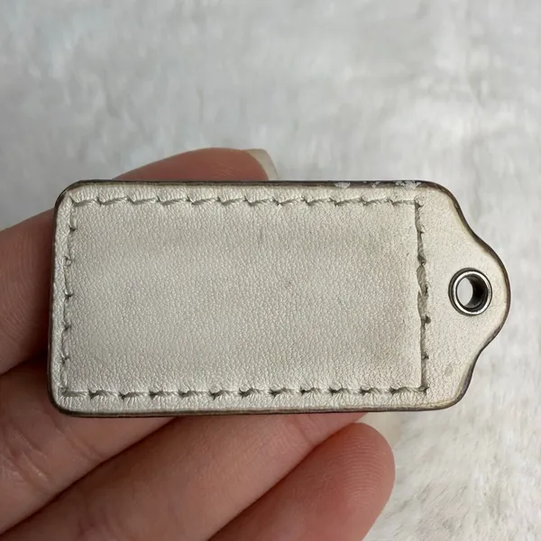 1.5" COACH Fob Bag Charm Hang tag Hangtag - Image 2