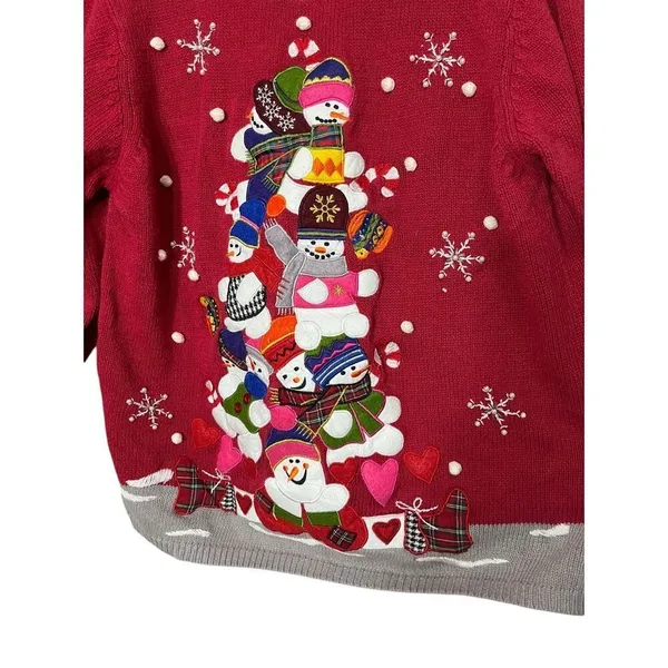 Vintage Theme Works By Kikit Ugly Christmas Sweater Size‎ XL - Image 4