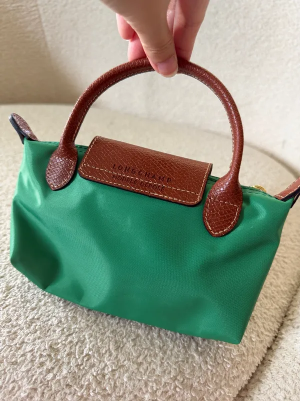 Longchamp Mini Le Pliage Mini Pouch Green  - Image 2