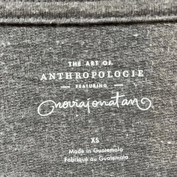 Anthropologie long sleeve graphic top - Image 2