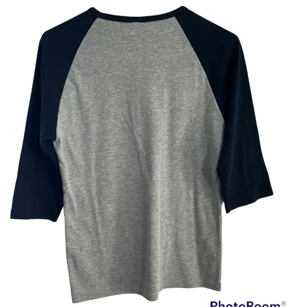 Minnesota Twins Baseball Gray 3/4 Sleeve Women’s T-Shirt Size Medium - Image 2
