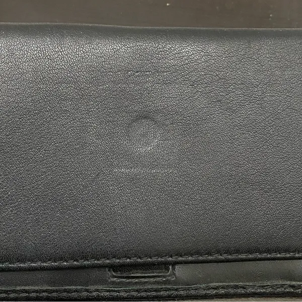 COACH Black Leather Bifold Checkbook Insert Wallet - Image 9