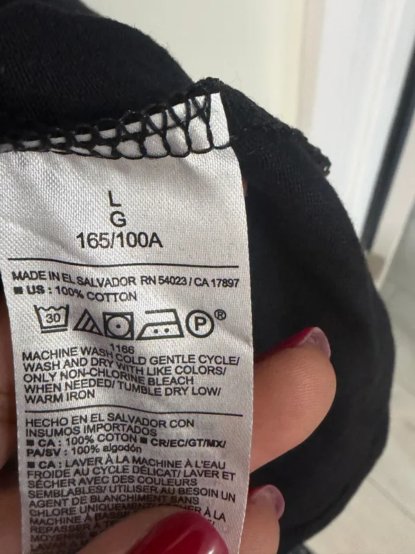 NWT Old Navy Black Mini Cotton T-Shirt Dress - Image 6