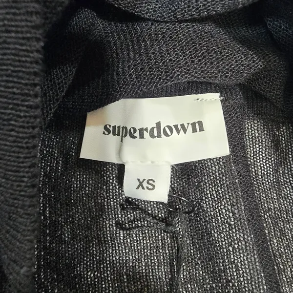 Superdown Camille Off Shoulder Top in Black - Image 6