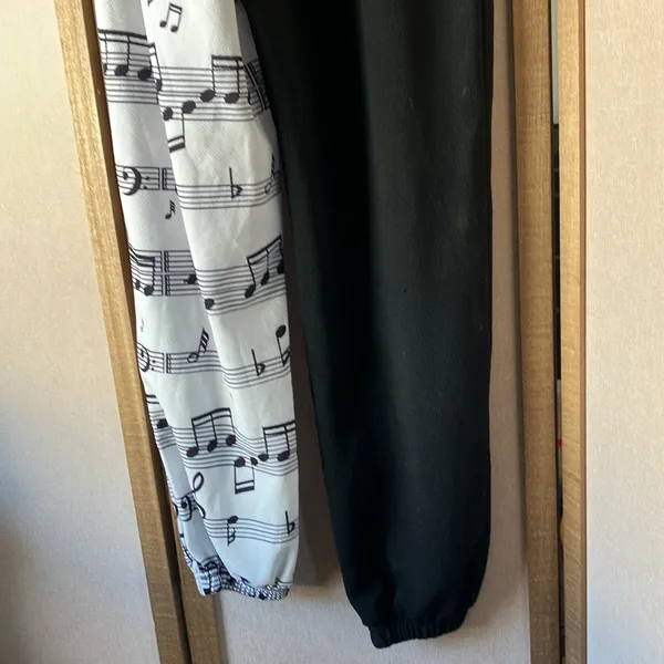 FINAL MARKDOWN SHEIN Monochrome Music Note joggers medium - Image 7