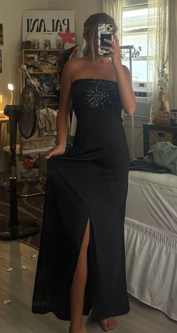 Long Black Dress - Image 7