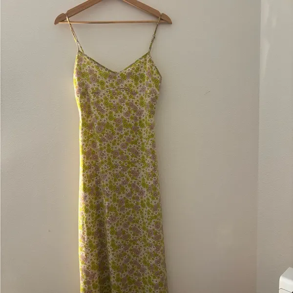 Zara floral print midi slip dress - Image 3