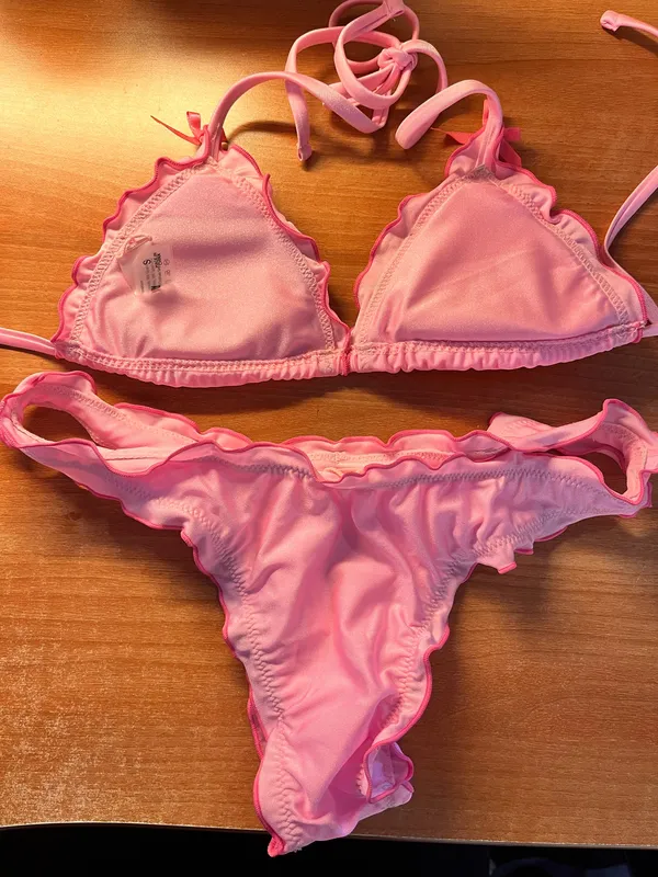 Seamolly Pink Ruffle Bikini - Image 4