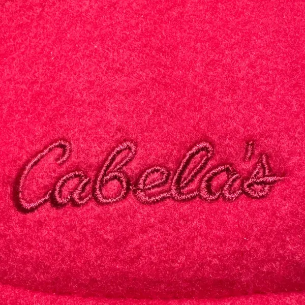 Cabelas Red 1990's Vintage Fleece Jacket Womens XL Full‎ Zip Drawstring Waist - Image 6