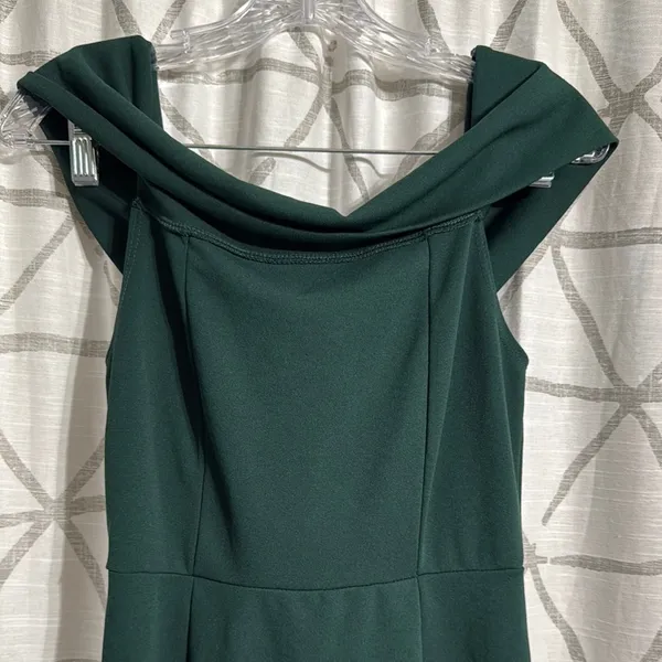 Windsor Green Cowl Neck Strapless Gown - Image 9
