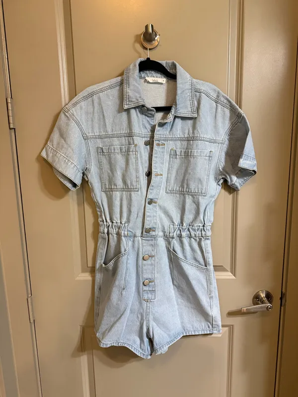 Talulah Denim Romper - Image 2
