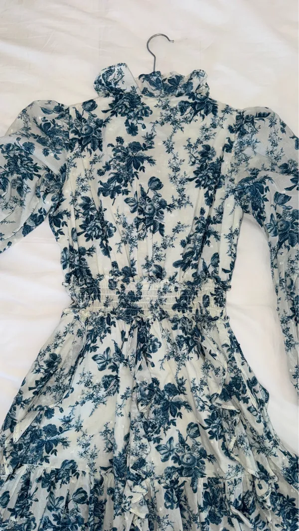 Love Shack Fancy x Gap Floral Dress Mini - Image 3