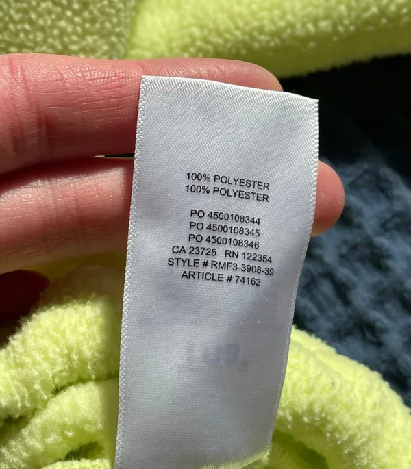 Aritzia Tna Yellow Fleece Sweatshirt - Image 8