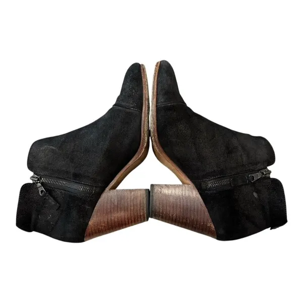 RAG + BONE Margot Black Waxed Suede Boots Size 9.5 - Image 6