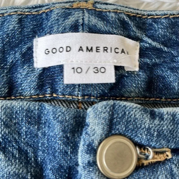 NWT Good American Good classic Skinnyish fit hi rise Women’s Jeans size 10/30 - Image 2