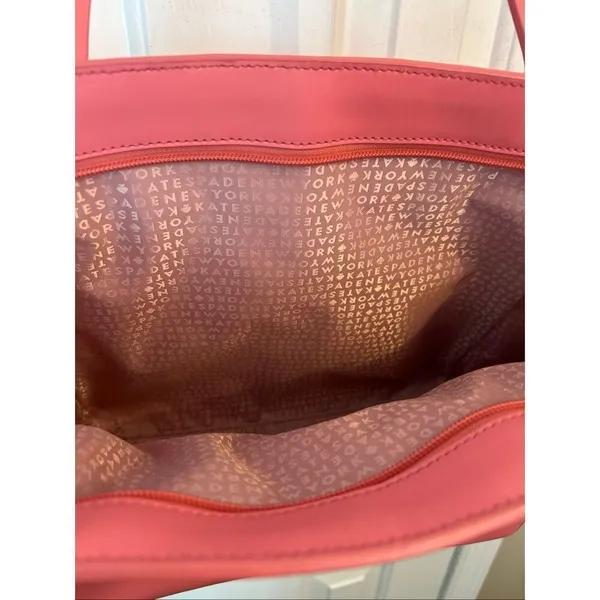 Kate Spade Violeta White Street Tote Purse Pink - Image 8